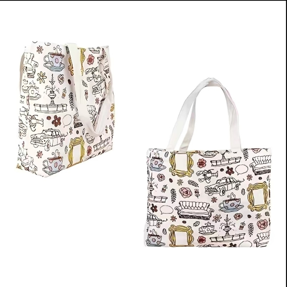 Friends Tote Bag and Stickers